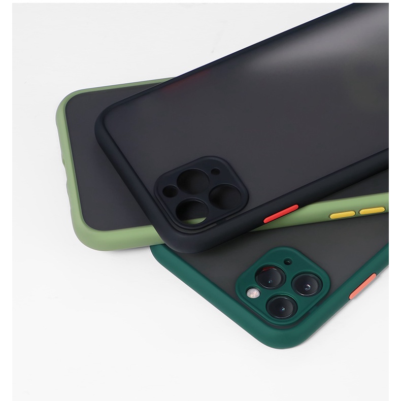 ỐP LƯNG IPHONE NHÁM MỜ VIỀN MÀU 6G / 7G / 8G, 6P / 7P / 8P, X / Xs, Xr, Xs Max, 11, 11 Pro, 11 Pro Max, 12 ProMax