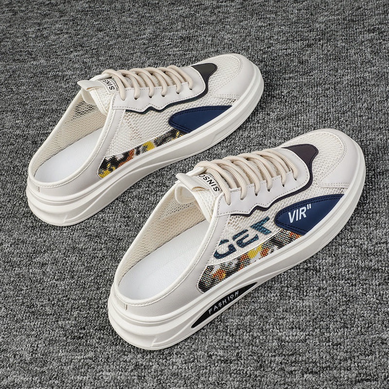 Giày oxford Mùa Hè Mới Hở Gót Không Có Gót Cho Nam