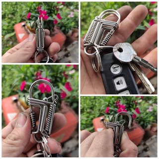 Móc khoá inox Trắng