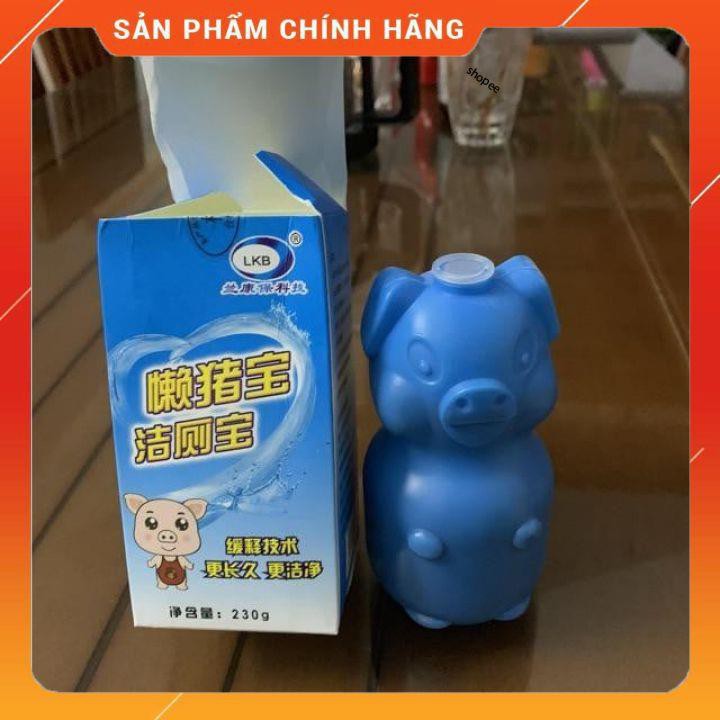 [ XẢ KHO] Lọ thả bồn cầu hình con lợn khử mùi hôi diệt vi khuẩn có hại [FREESHIP]