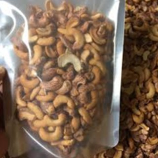 HẠT ĐIỀU RANG MUỐI LOẠI VỠ (500G) .