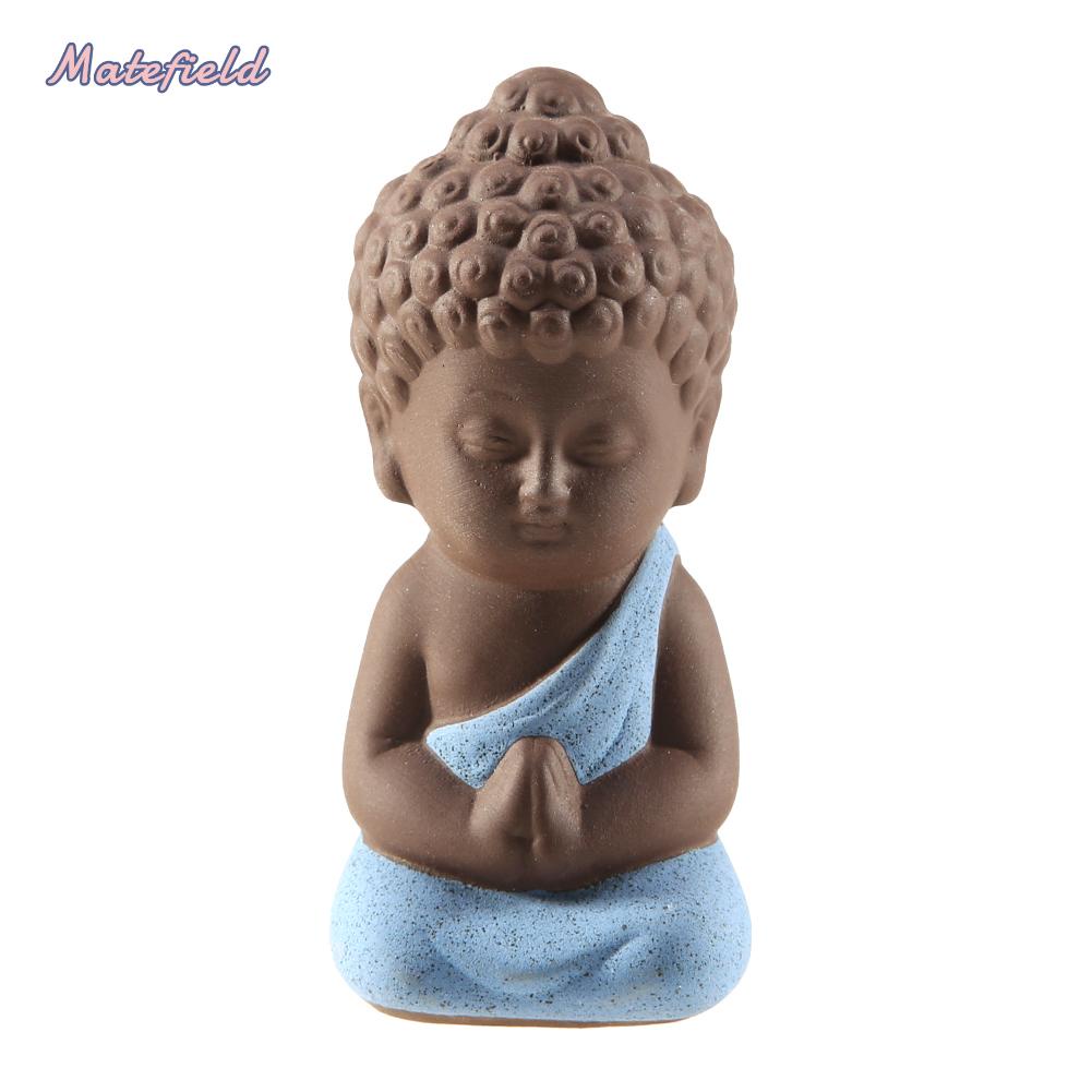 Mô Hình Tượng Phật Nhỏ Bằng Gốm Trang Trí Nhà Cửa