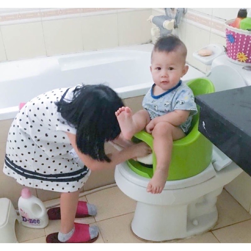 [TANG QUA CHO BE] Bô cho bé - Bô Boom Potty vệ sinh cho bé từ 7 tháng (8,5kg) đến 4 tuổi