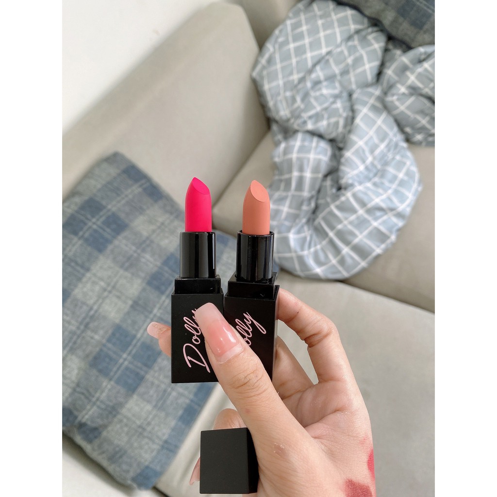 Son Môi DOLLY MATTE LIPSTICK Màu Hồng Babe Mềm Mịn Lâu Trôi 3.5g | BigBuy360 - bigbuy360.vn
