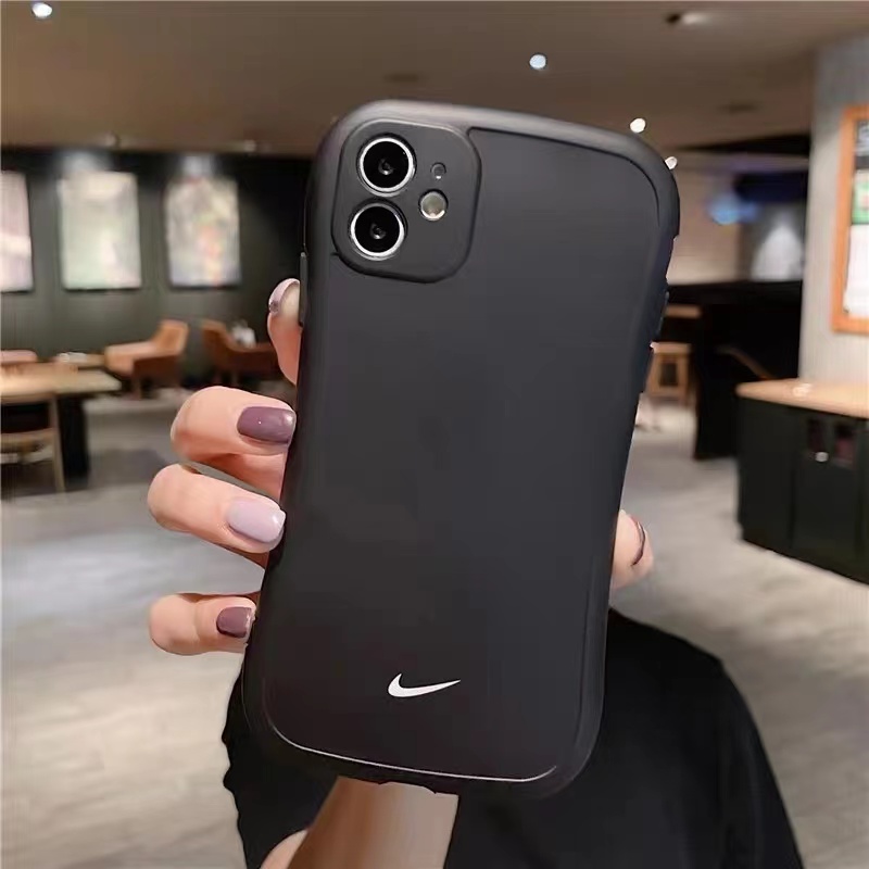 Soft TPU IPhone 12/11 Pro Max/XS/78Plus/XR Nike Air Phone Case Silicone Back Cover Perfect Arc IPhone Case Cover