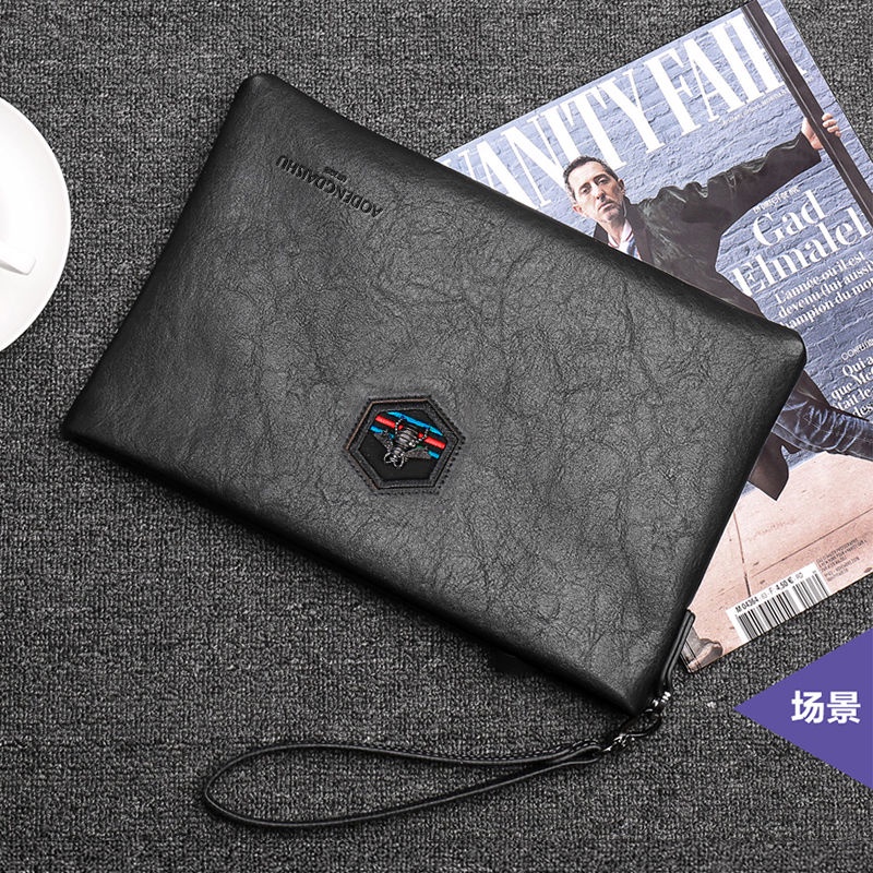 Túi da cầm tay mềm cỡ lớn thời trang 2019 cho nam | BigBuy360 - bigbuy360.vn