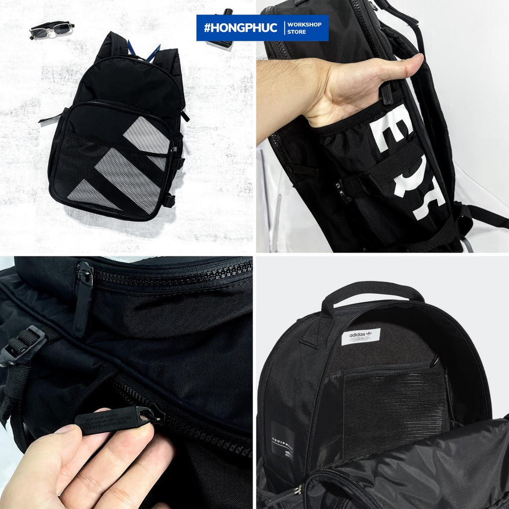 Balo đi học Chống Nước Cho Nam/Nữ 3 Lá Model EQT Classic Packback [ HONGPHUC ]