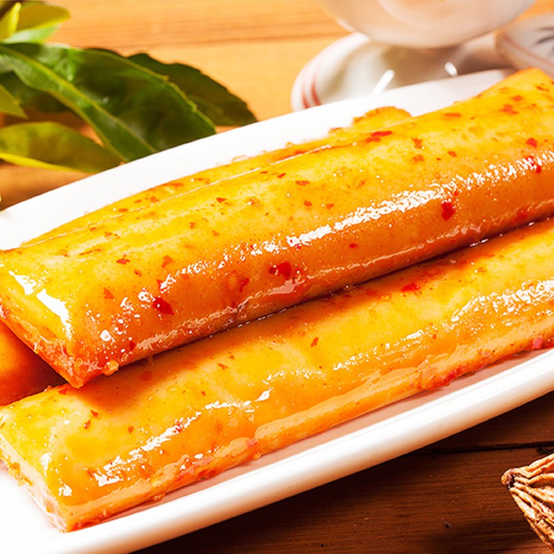 Thanh cá cay ăn liền Tứ Xuyên 1 gói 18gr đồ ăn vặt Sài Gòn vừa ngon vừa rẻ | Dacheng Food