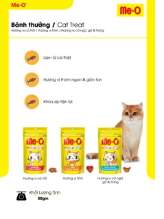 Bánh thưởng Me-O dành cho mèo