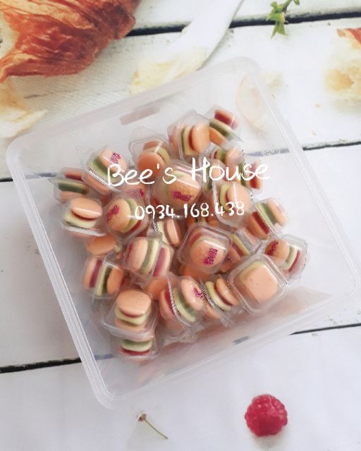 (Hộp 60 Viên) Kẹo dẻo Trolli Burger Mini