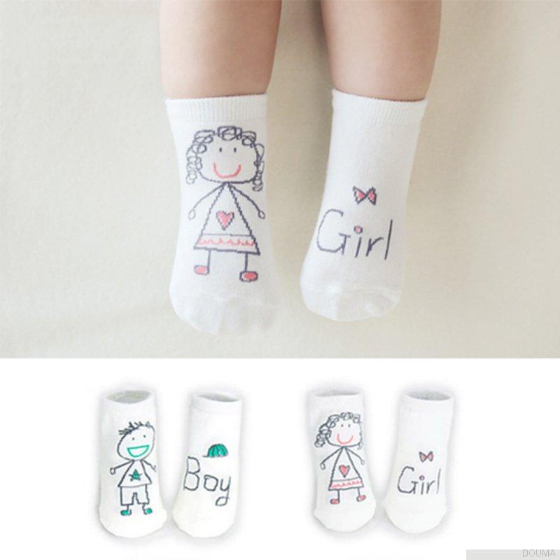 Vớ cotton họa tiết dễ thương xinh xắn cho bé