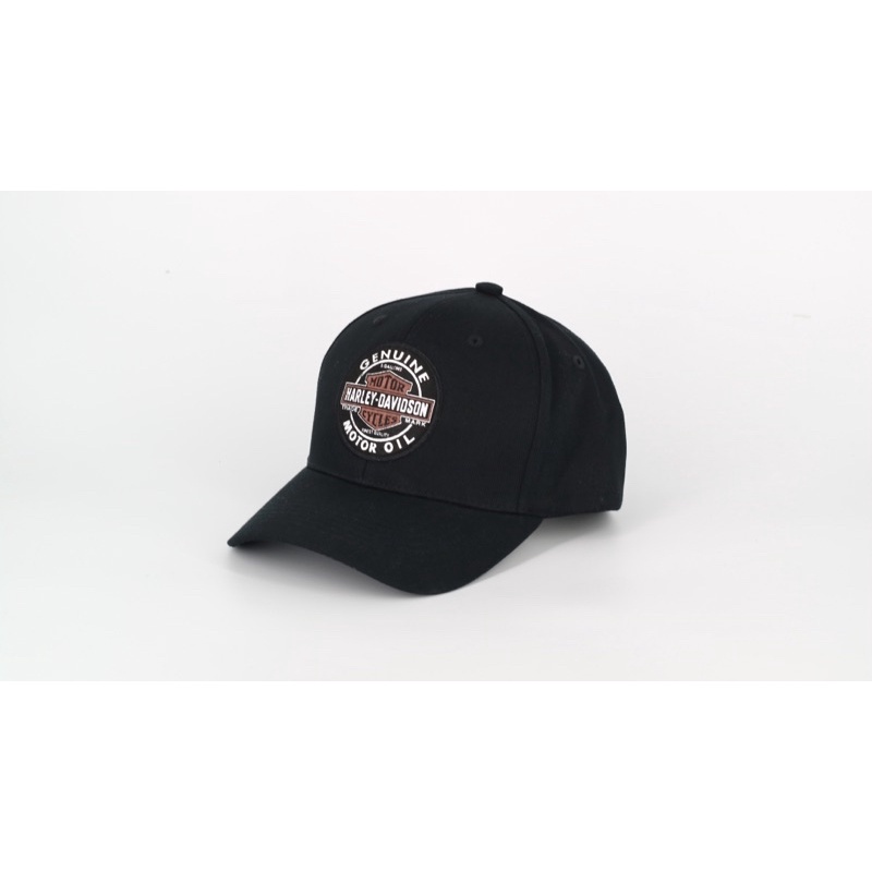 Nón kết Harley đen