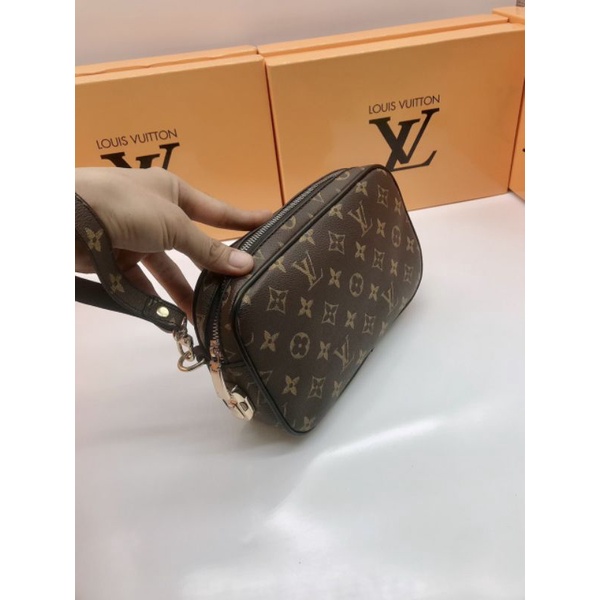 Tab cầm tay nam có dây đeo cổ tay / Túi cầm tay nam cao cấp, sang trọng, quý phái hot 2021