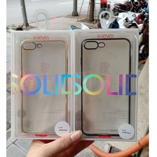 Ốp lưng X-level viền màu mạ crom IPhone 7 Plus/ 8 Plus chính hãng
