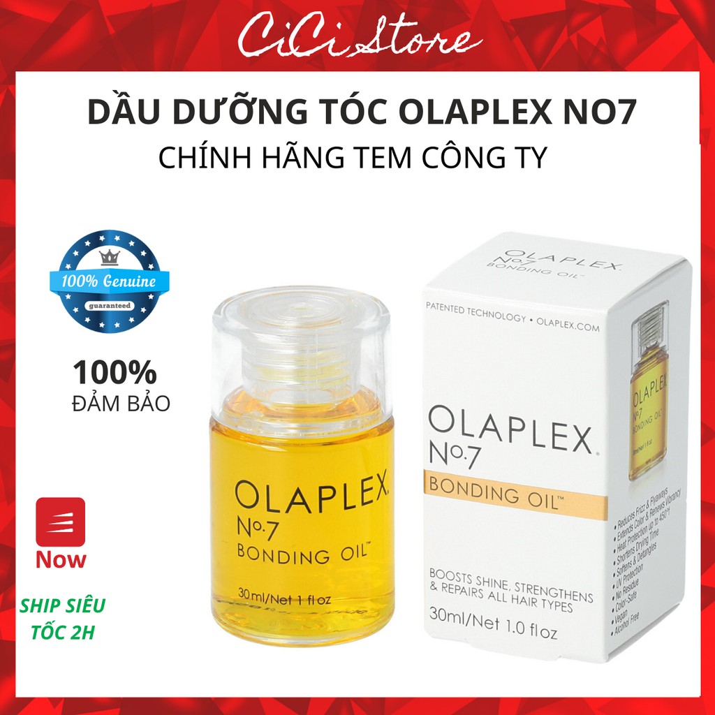 Tinh Dầu Suôn Mượt Hàn Gắn Liên Kết Tóc Olaplex No7 Bonding Oil 30ml