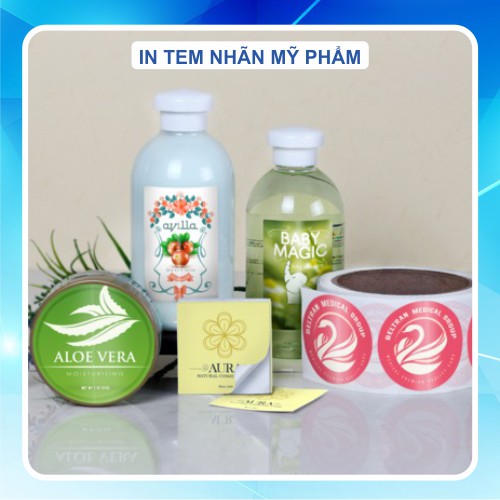 In tem nhãn mỹ phẩm giá rẻ tại Hà Nội