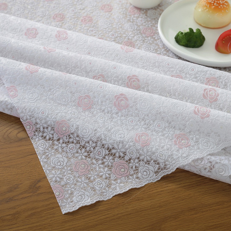 Khăn trải bàn hình chữ nhật bằng nhựa pvc chống nước và dầu tiện dụng