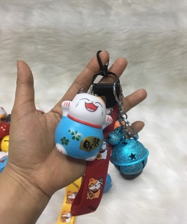 Móc khoá mèo thần tài