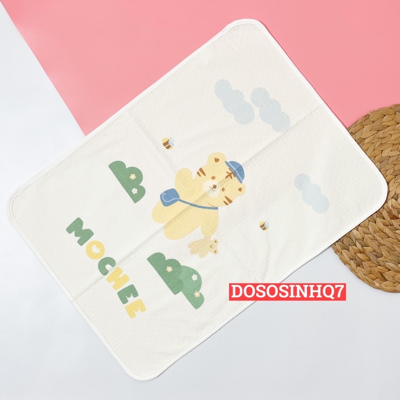 Tấm lót chống thấm cotton cho bé Mochee
