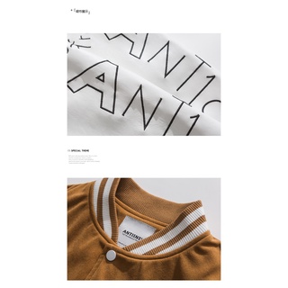 Varsity Jacket CUPID Brown Da Lộn, Form Unisex