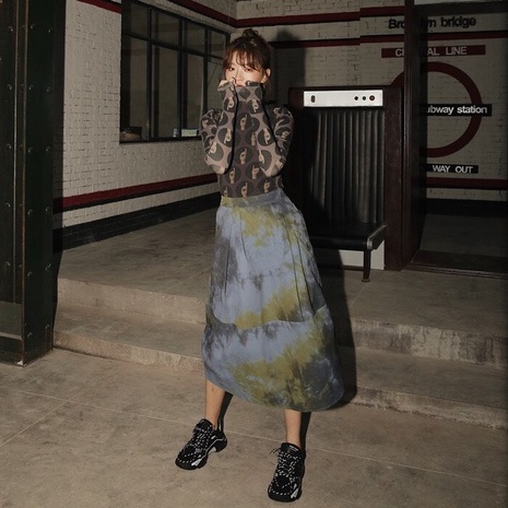 MUSHROOM LEE - Váy Tie Dye Lưng Cao