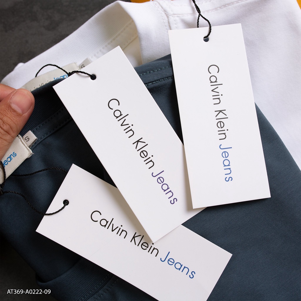 Áo thun nam CK thêu logo ngực áo AT369 VNXK