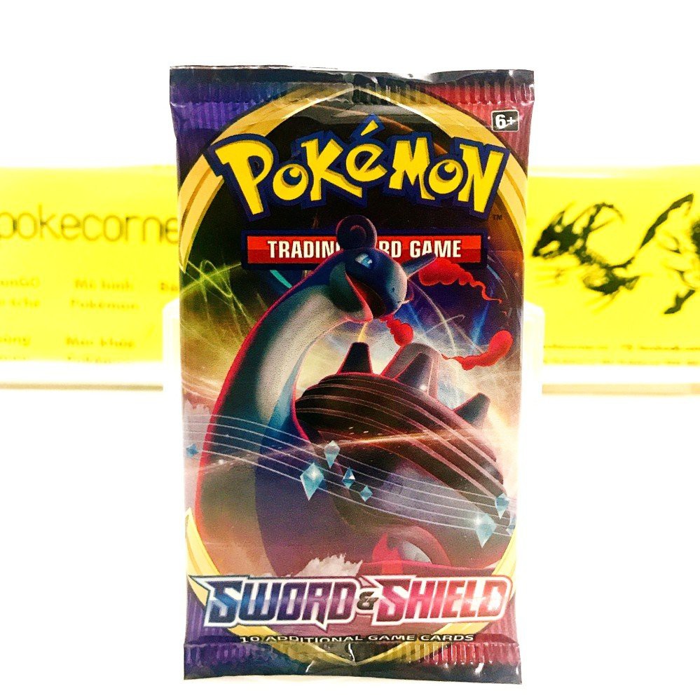 [Siêu rẻ] 01 pack bài Pokemon Sword Shield Base Set TCG Chính Hãng Mới 100% - Túi Thẻ Bài Pokemon (Art Ngẫu Nhiên)