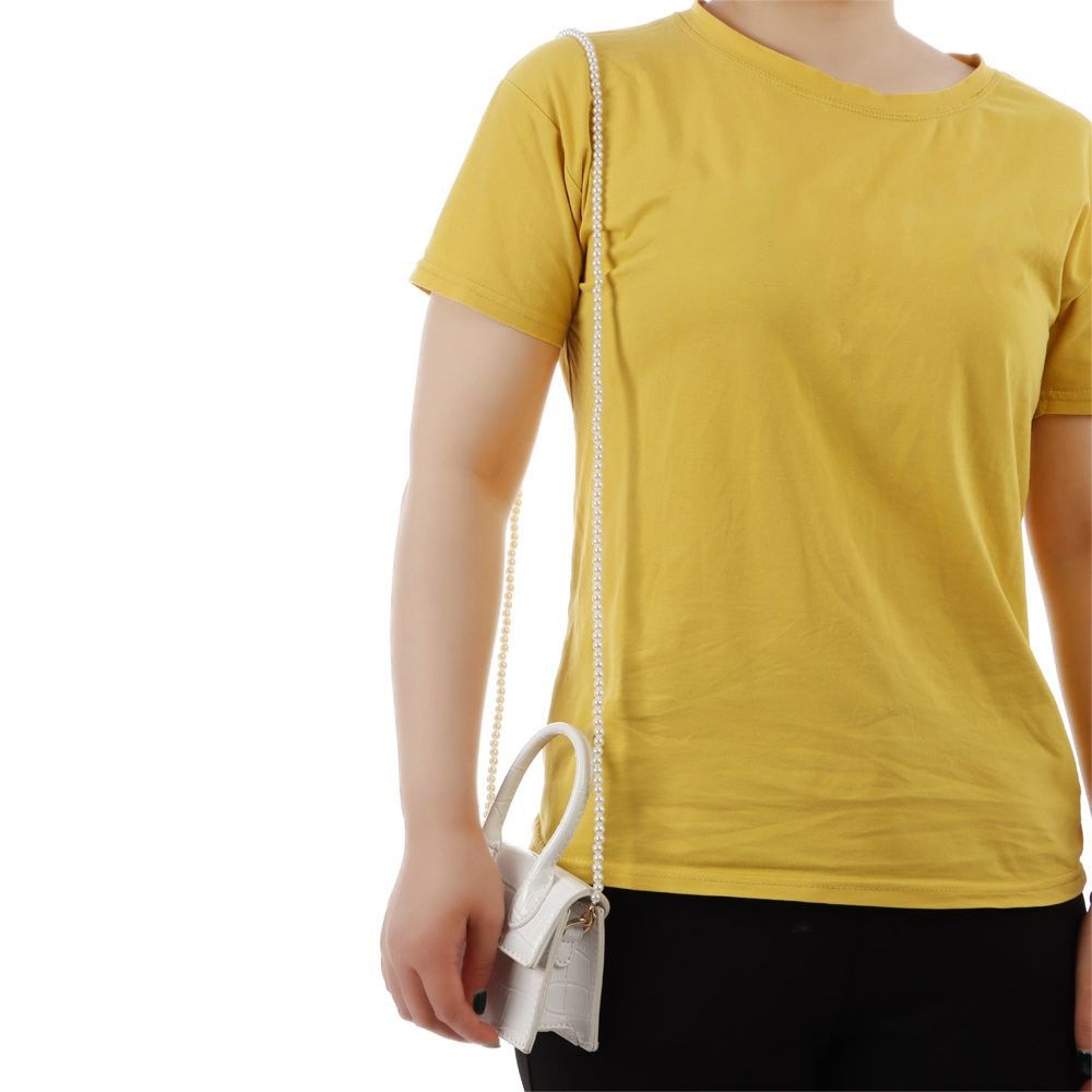 Dây đeo túi xách dạng chuỗi hạt ngọc trai chất lượng cao với 13 kích cỡ tùy chọn thời trang sang trọng