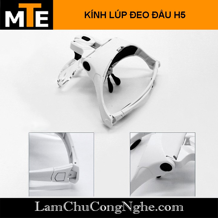 Kính lúp đội đầu tích hợp đèn led H5