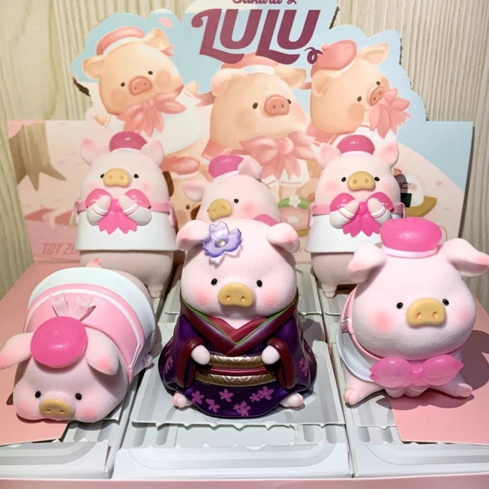 Búp Bê Trang Trí Hình Heo LuLu Pig Hanami Hanaka Series Thu Hút 52 Wltoys Phong Cách Hoa Anh Đào Dùng Làm Quà Tặng