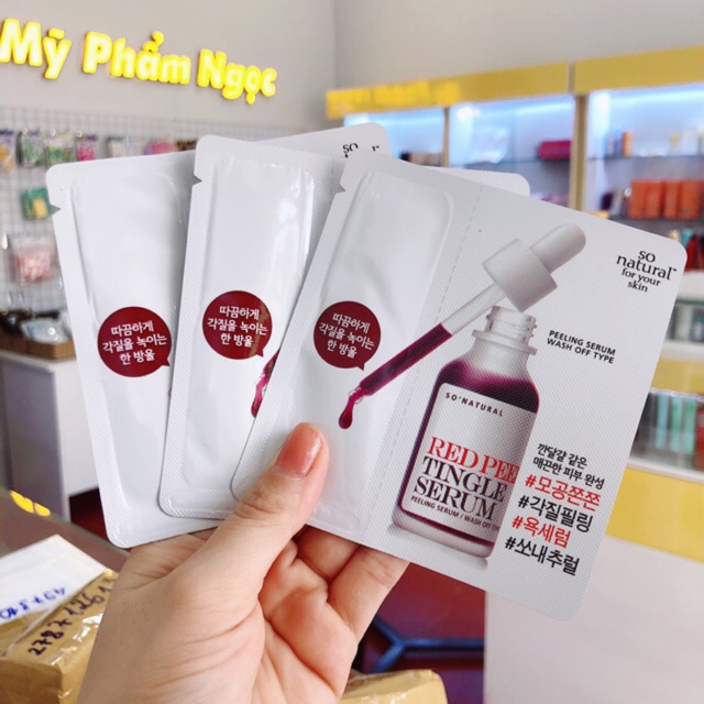 Sample [Gói] Red Peel Tingle Serum