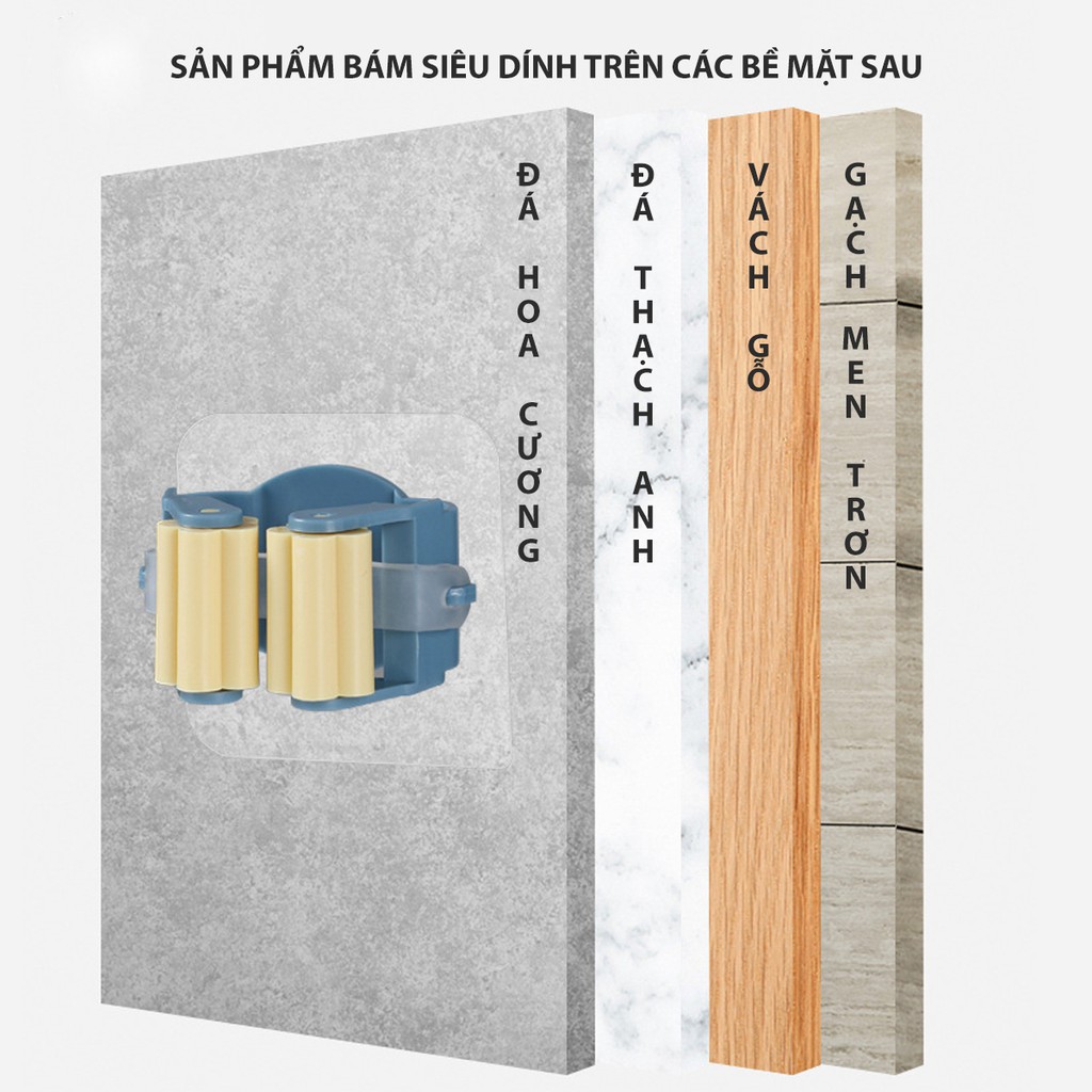 Móc treo cán chổi, cán dù siêu dính - buyone - BOPK139