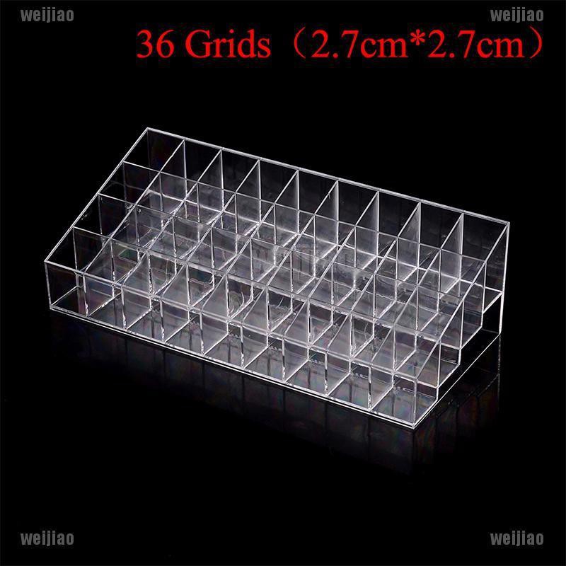 (hàng Mới Về) Khay Đựng Son Môi Bằng Nhựa Acrylic 24 / 36 / 40 Ngăn Tiện Dụng | BigBuy360 - bigbuy360.vn