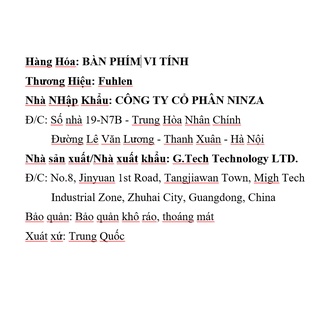 Bàn phím cơ Fuhlen M87s RGB ♥️Freeship♥️ Phím cơ Fuhlen M87s giá rẻ Led RGB