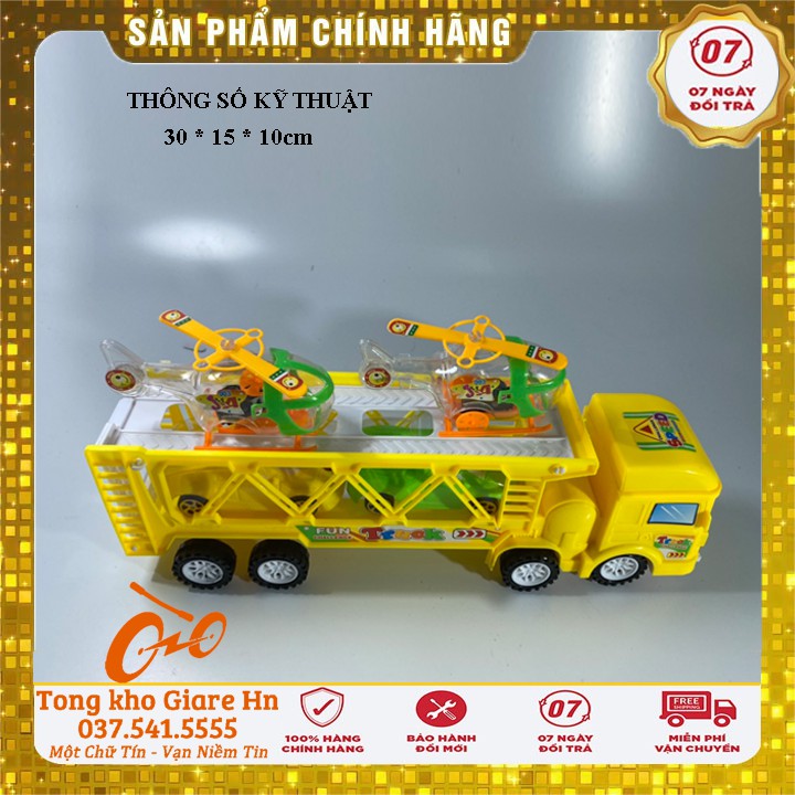 Xe đồ chơi cho bé, Xe đầu kéo kèm đồ chơi, chất liệu an toàn - có kiểm định Hàng luôn có sẵn