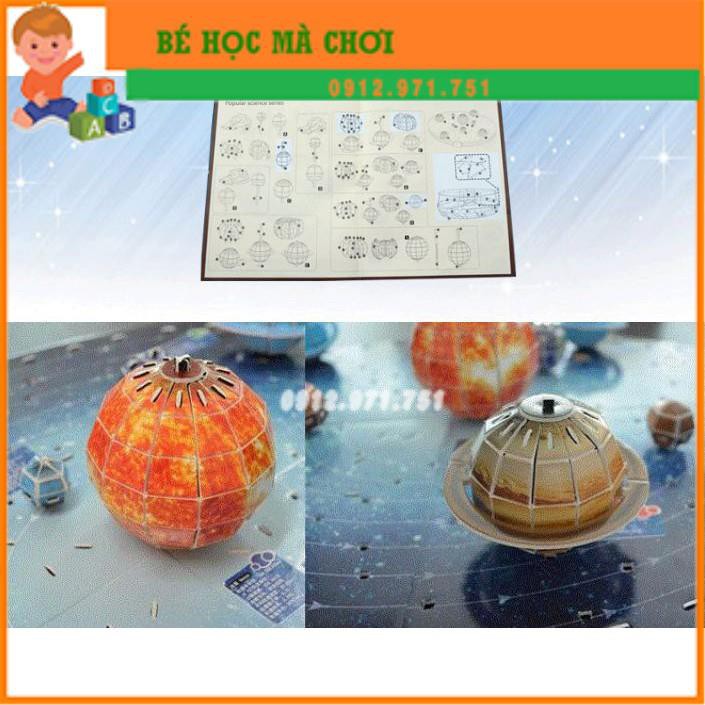 Mô hình Puzzle 3D hệ hành tinh mặt trời