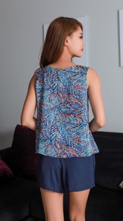 Bộ đồ lụa 2 màu Infashion