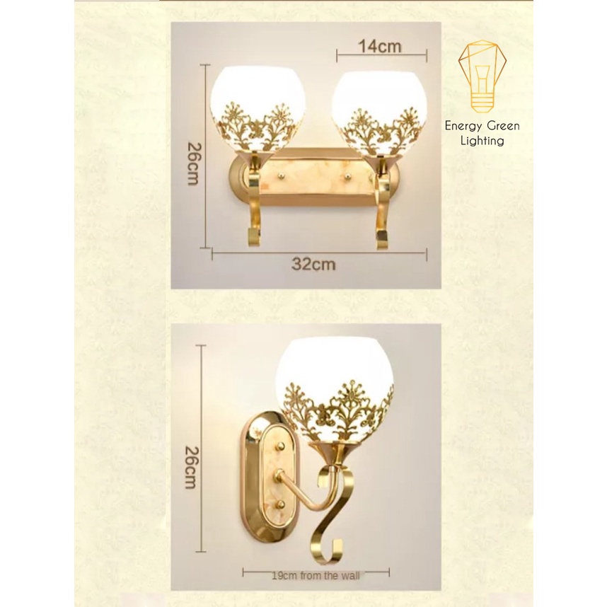 Đèn Gắn Tường Decor Energy Green Lighting SJ-042 Trang Trí Nghệ Thuật Tô Điểm Thêm Vẻ Đẹp Tinh Tế Cho Căn Phòng