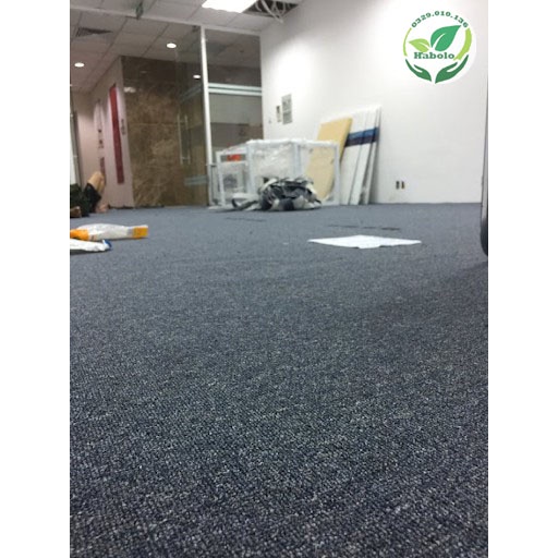 Thảm nỉ trải sàn nhà, văn phòng, phòng ngủ phong cách châu âu màu xám - 1m²