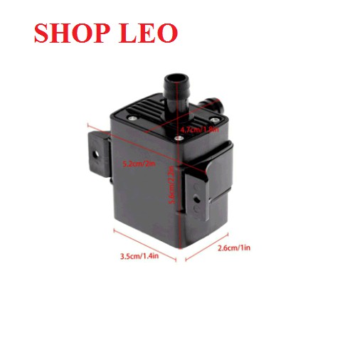 BƠM MINI 12V-4,2W  - BƠM KHÔNG CHỔI THAN
