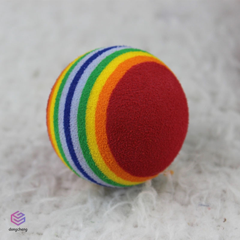 Bóng cầu vồng bằng EVA thú vị cho thú cưng