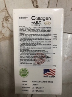 Viên uống đẹp da Collagen AEC