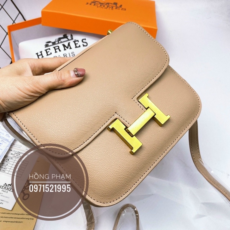 Túi xách nữ túi Hm khoá chữ H sz 19 chuẩn super