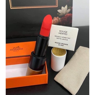 Son Hermès Matte Màu 53 Rouge Orange.