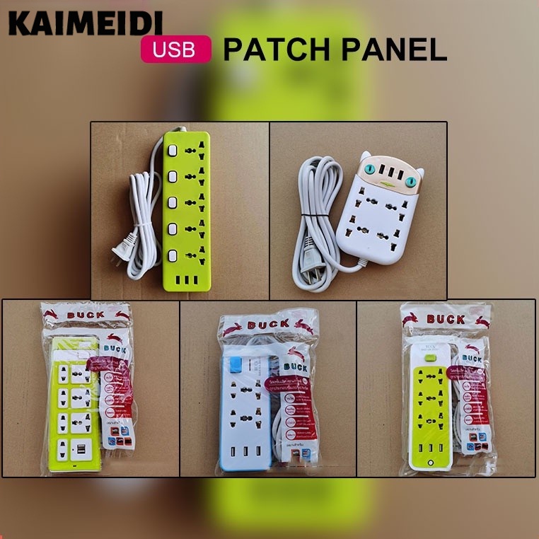 KAIMEIDI Ổ cắm điện Kaimedi cổng USB có lỗ độc lập an toàn