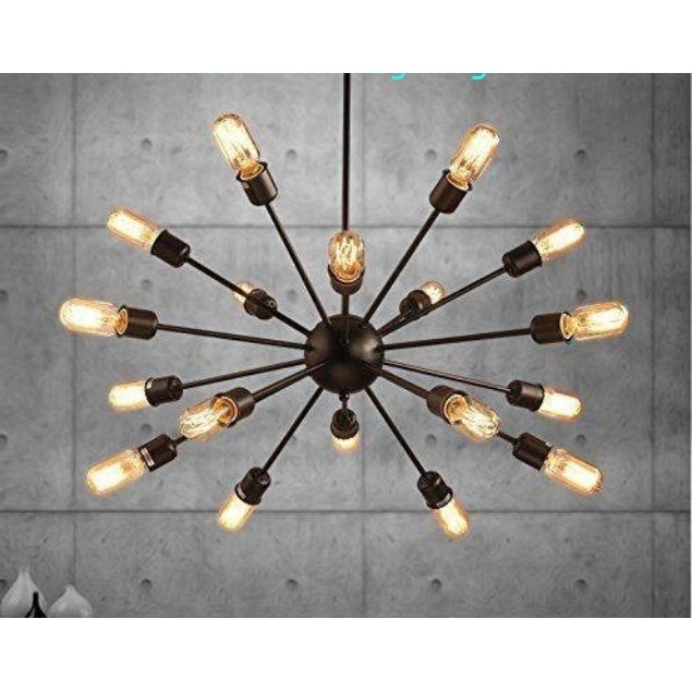 Đèn Thả Nhện 18 Bóng Đèn chùm thả phòng thả cầu gai