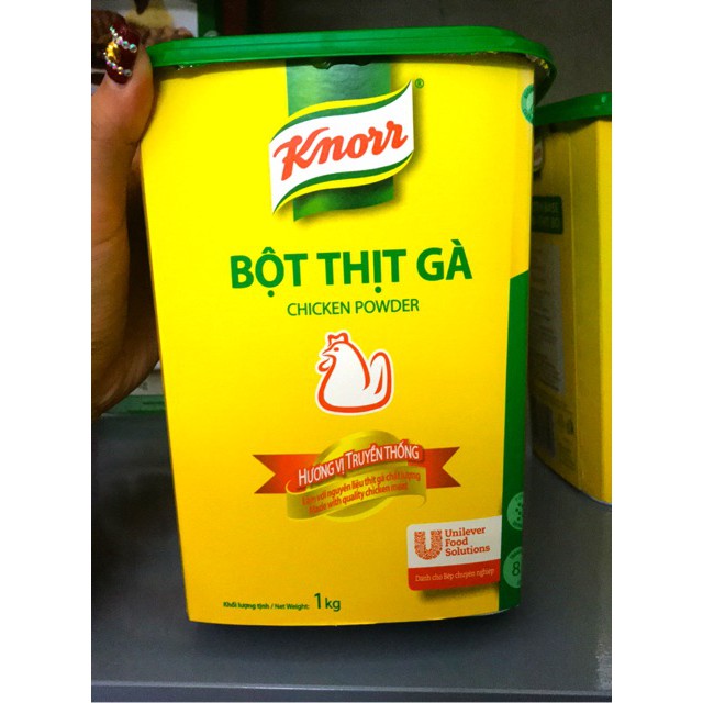 Bột thịt gà hộp nhựa Knorr 1kg