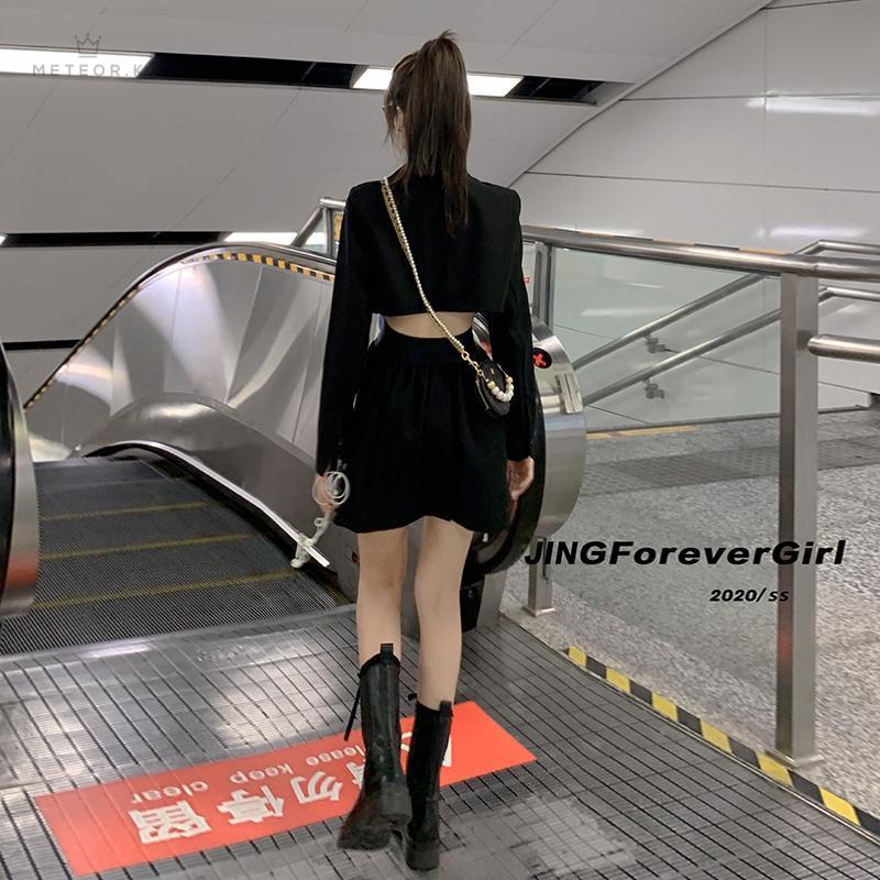 Đầm nữ tay dài thiết kế thời trang phong cách Hàn Quốc