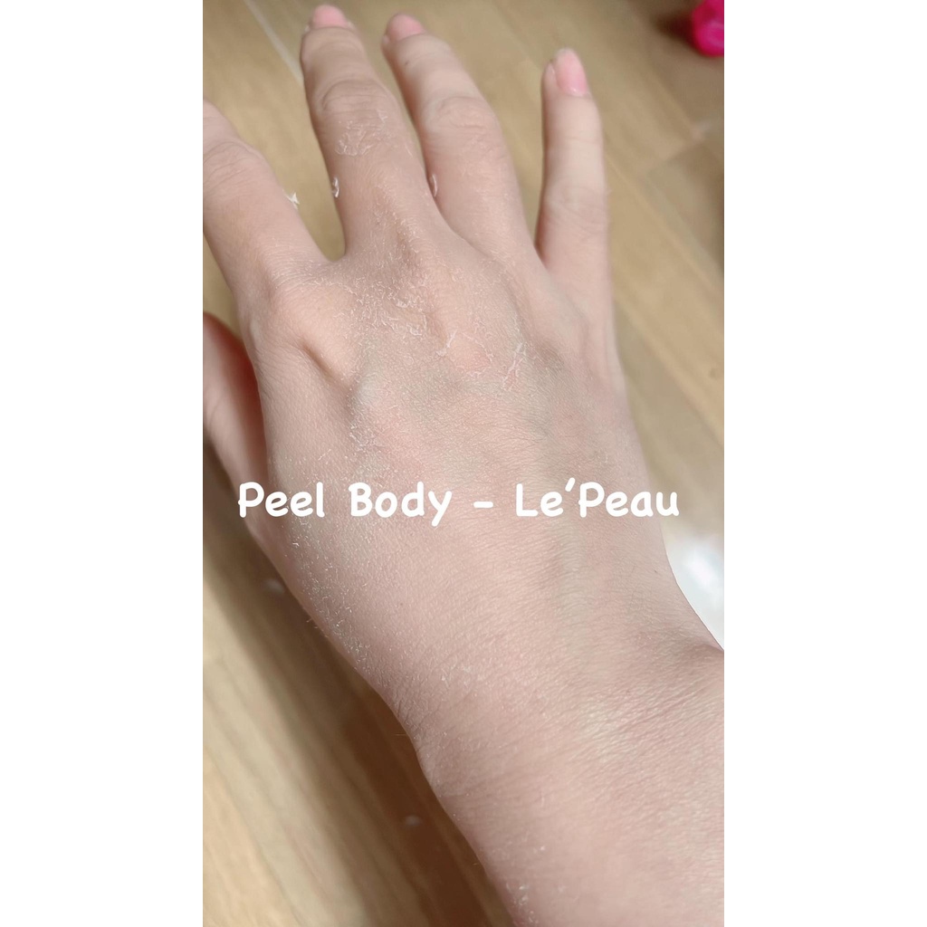 [CHE TÊN SẢN PHẨM] Peel Da Body Retinol Sáng Da, Mờ Thâm Le'Peau Chính Hãng