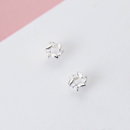 Bông tai bạc Tiệm bạc 21 Centimeters Nguyệt Quế